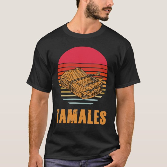 Camiseta Tamale Lover Tamales Regalo Comida Mexicana Tacos  (Anverso)