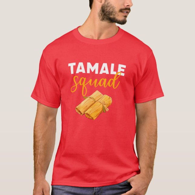 Camiseta tamale meican food friends (Anverso)