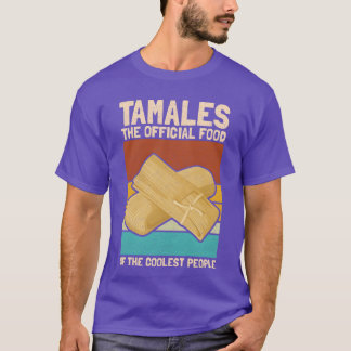 Camiseta Tamales Comida Del Más Fresco Meicanamale retro