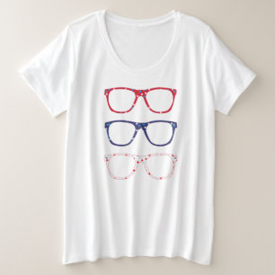 Camiseta tamaño "Cuarto de julio más"