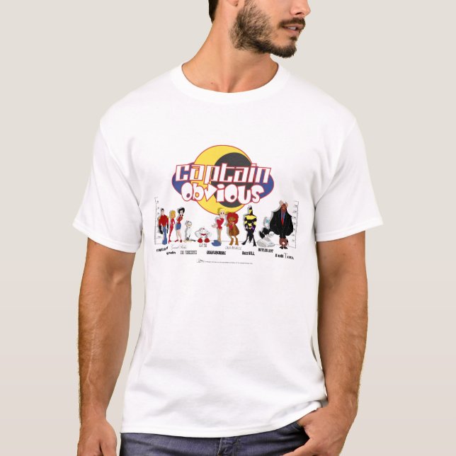Camiseta Tamaño de capitán Obvious (Anverso)