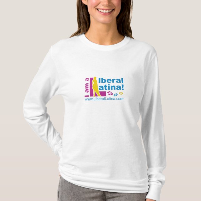 Camiseta Tamaño extra grande liberal de Latina (Anverso)