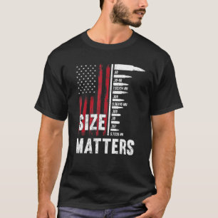 Camiseta tamaño importa viñeta 2ª detonación de la enmienda