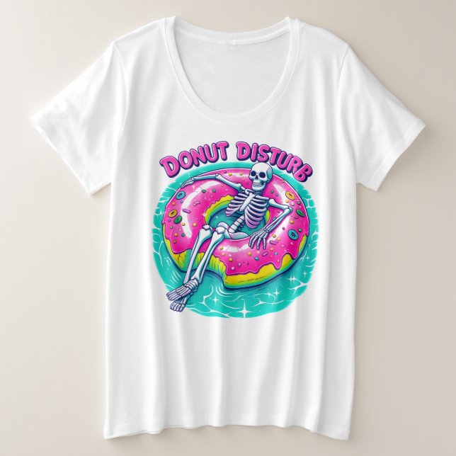Camiseta tamaño más (Anverso del diseño)