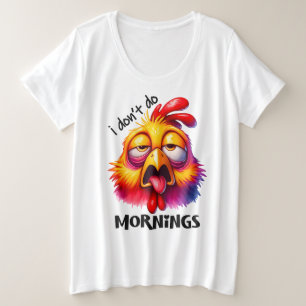 Camiseta tamaño más
