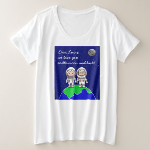 Camiseta tamaño Plus para mujeres para nuevos abue
