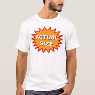 Camiseta tamaño real