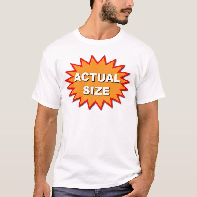 Camiseta tamaño real (Anverso)