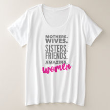Camiseta tamaño T Plus para mujeres empoderadas