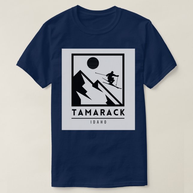 Camiseta Tamarack Idaho Estados Unidos Ski TShirt 1 (Diseño del anverso)
