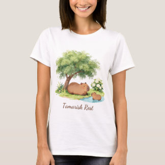 Camiseta Tamarisk Rest Capybara Botánica Biblia – 