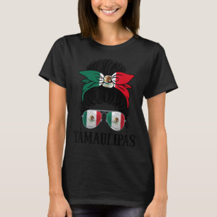 Camiseta Tamaulipas México Orgullo Estado de bandera mexica