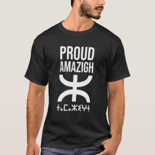Camiseta Tamazight, símbolo tifinagh de libertad, Orgulloso