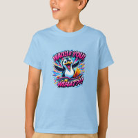 "¡TAMBALEARÁS! ¿QUÉ?!!" Pingüino en monopatín