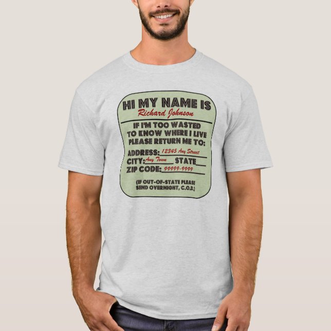 Camiseta También por favor perdida vuelta yo (Anverso)