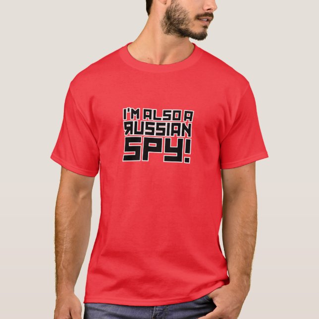 Camiseta También Soy Un Espía Ruso (Anverso)