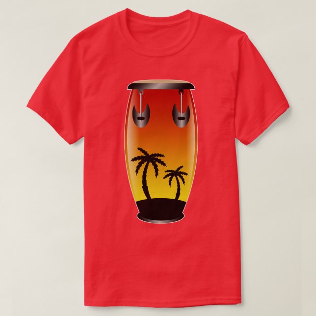 Camiseta Tambor Conga (Diseño del anverso)