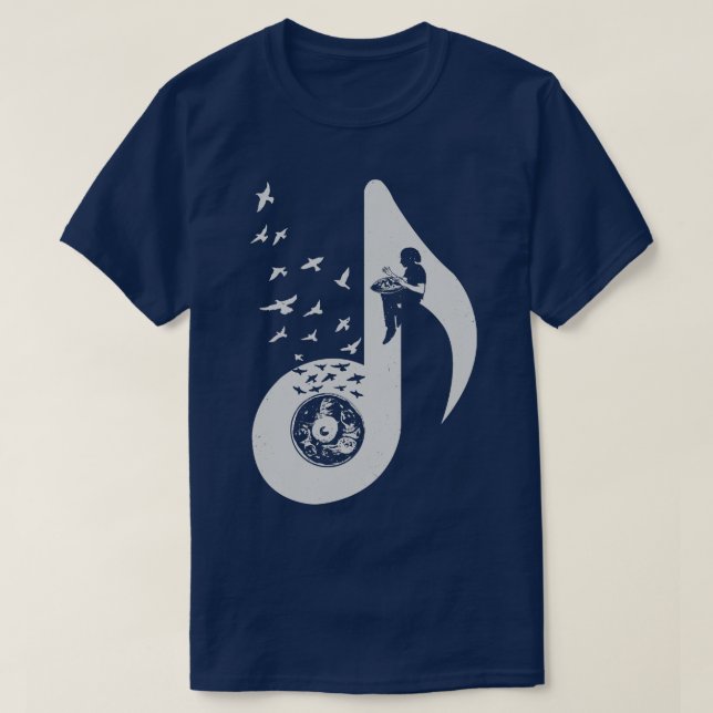 Camiseta Tambor de colgado musical (Diseño del anverso)