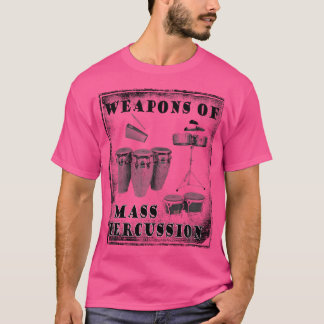 Camiseta Tambor De Conga Y Armas De Tambor De Bongo De Perc