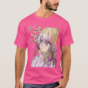 Camiseta Tambor De Fantasma Con Sakura Caída