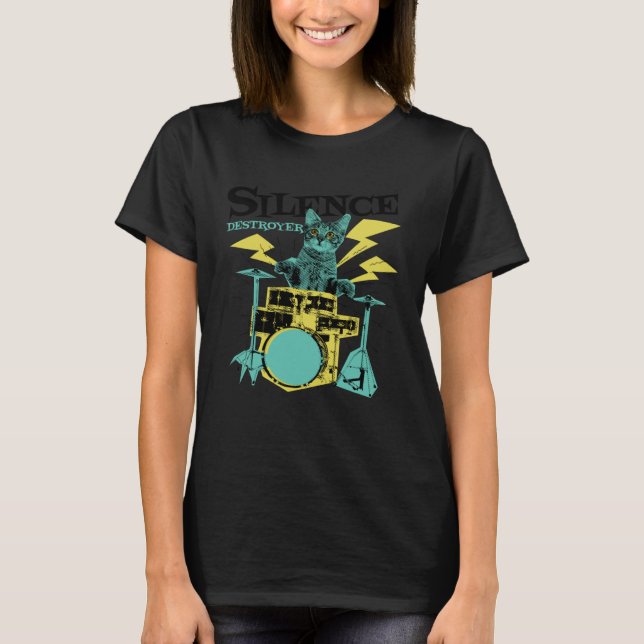 Camiseta Tambor de gato (Anverso)