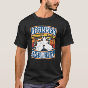 Camiseta Tambor de percusión de rollo de percusión de ruido