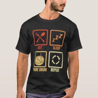 Camiseta Tambor de repetición de tambores de sueño de sueño