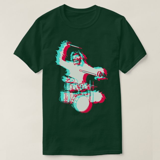 Camiseta Tambor de tambor monstruo de tambor (Diseño del anverso)