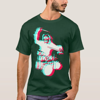 Camiseta Tambor de tambor monstruo de tambor