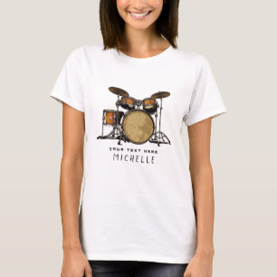 Camiseta Tambor de tambor ventilado personalizado T-Shir