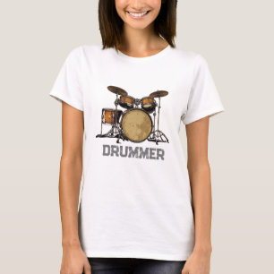 Camiseta Tambor de tambor ventilado personalizado T-Shir