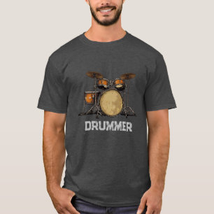 Camiseta Tambor de tambor ventilado personalizado T-Shir