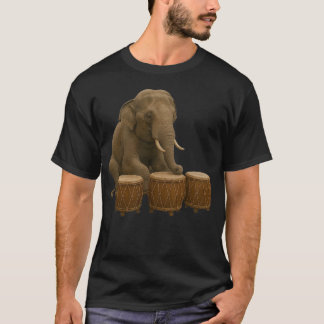 Camiseta Tambor de tambores de juego para elefantes
