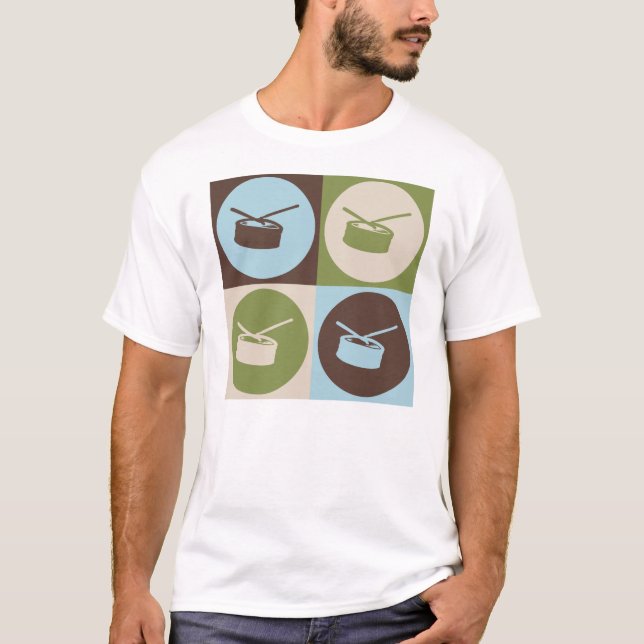 Camiseta Tambor del arte pop (Anverso)
