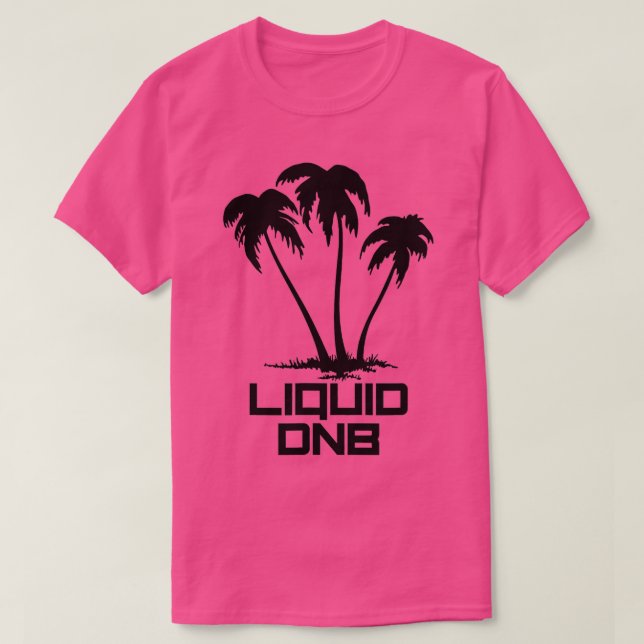 Camiseta Tambor líquido y Bass DnB Free Drum N Bass (Diseño del anverso)