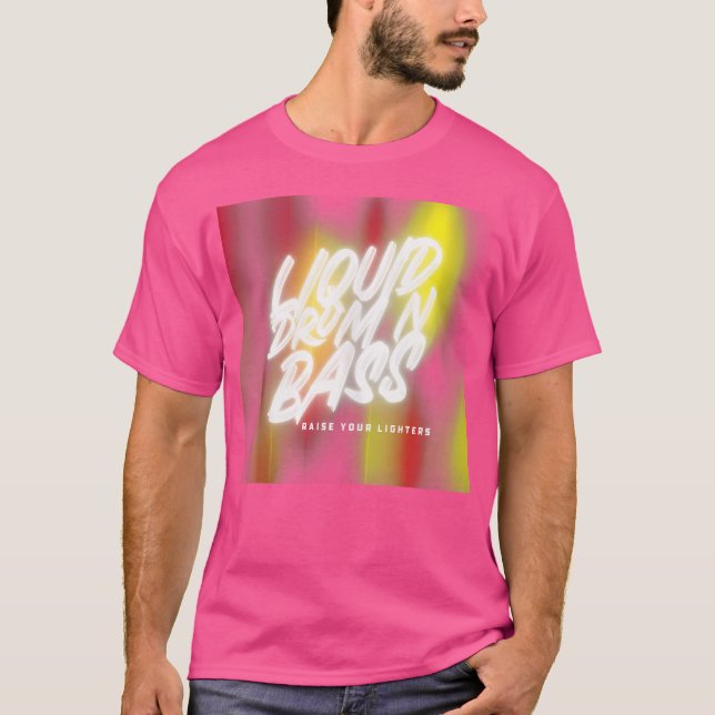 Camiseta Tambor Líquido Y Bass Dnb Music Liquid Funk Dubste (Anverso)