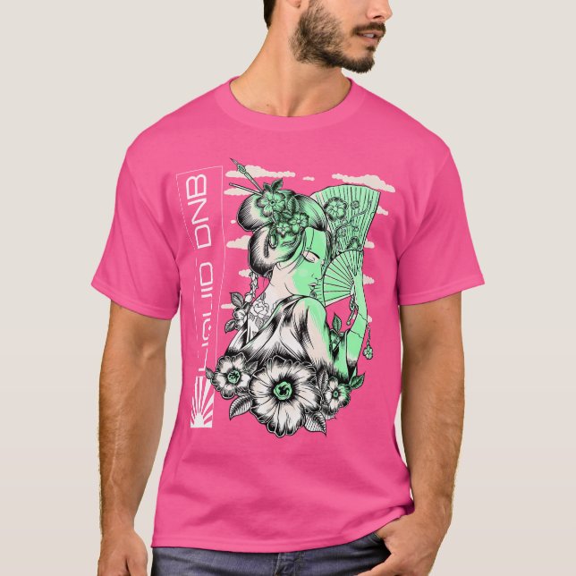 Camiseta Tambor Líquido Y Cueva Dnb De La Jungla De Bass (Anverso)