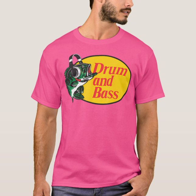 Camiseta Tambor Y Bass Divertidos Para Los Amantes De La Mú (Anverso)