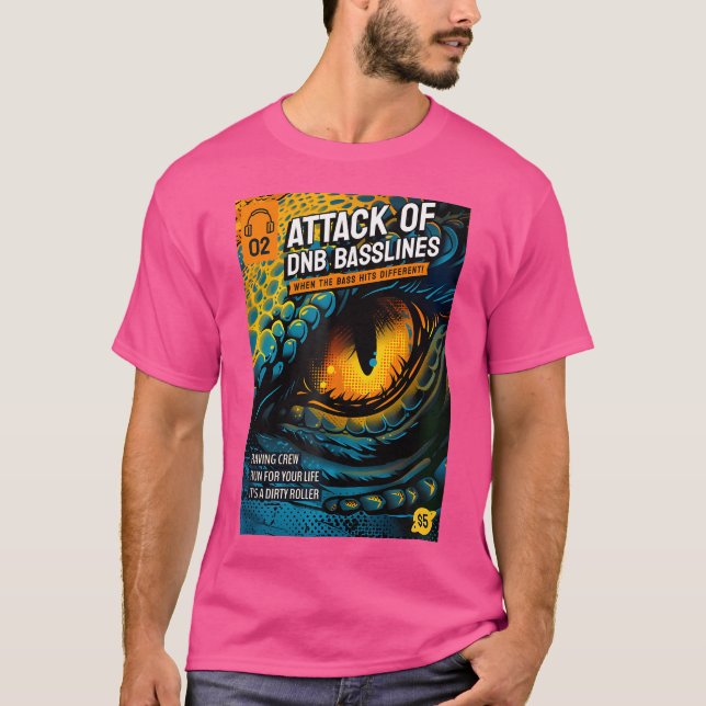 Camiseta Tambor Y Bass Dnb Dubstep Liquid (Anverso)