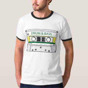 Camiseta Tambor y cinta baja de la mezcla