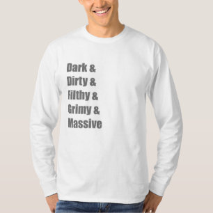 Camiseta Tambor y electro suciedad baja de Dubstep del paso