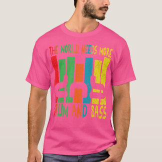 Camiseta Tambor Y Estílico Retro De Vintage Arcoiris Con Co