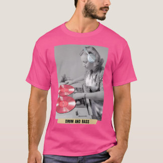 Camiseta Tambor Y Música De Bass Encantan A Dj Turntables