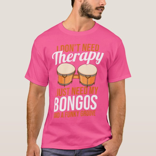Camiseta Tambores Bongosero Drummer Bongo (Anverso)