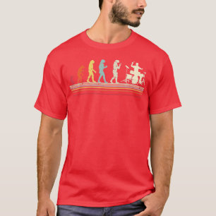 Camiseta Tambores de estilo vintage Evolution Design Drumme