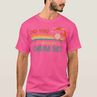Camiseta Tambores de percusión de tambor ventilado que toca