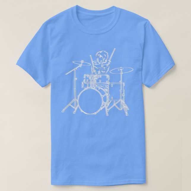 Camiseta Tambores de regalo de tambor de instrumentos music (Diseño del anverso)