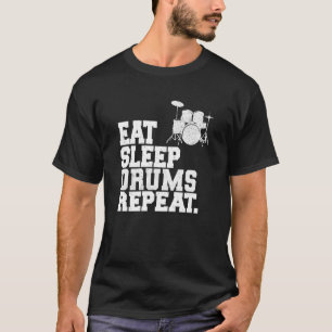 Camiseta Tambores de sueño devorados repite tambor percusio