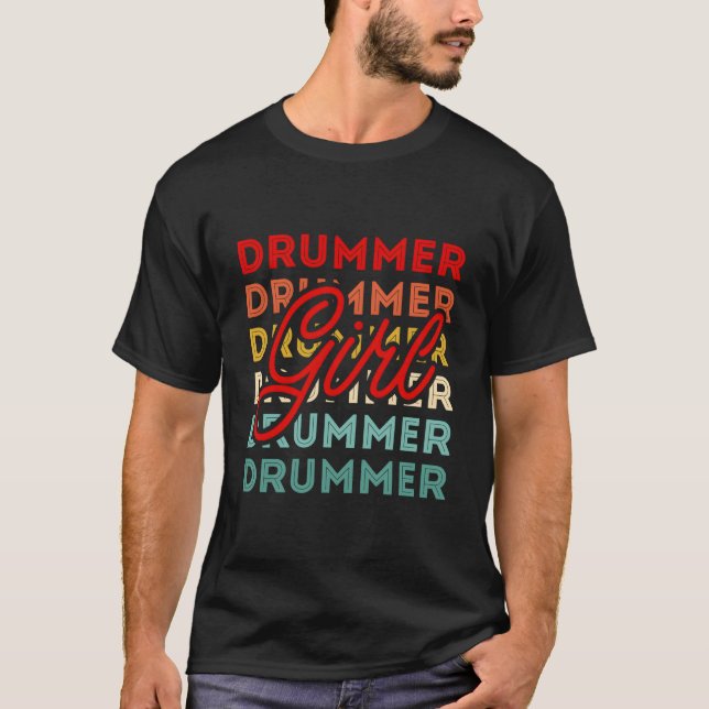 Camiseta Tambores de tambor de músico para tambor (Anverso)