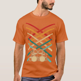 Camiseta Tambores de tambores de percusión